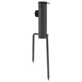 NNEVL Parasol Stands with Spikes 2 pcs 9x35 cm Galvanised Steel
