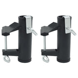 NNEVL Umbrella Clamps for Balcony 2 pcs 25-38 mm Steel