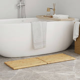 NNEVL Bath Mats 2 pcs 50x35 cm Bamboo