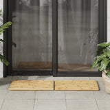 NNEVL Bath Mats 2 pcs 50x35 cm Bamboo