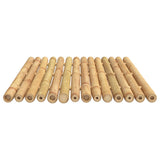 NNEVL Bath Mats 2 pcs 50x35 cm Bamboo