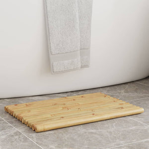 NNEVL Bath Mats 2 pcs 50x35 cm Bamboo