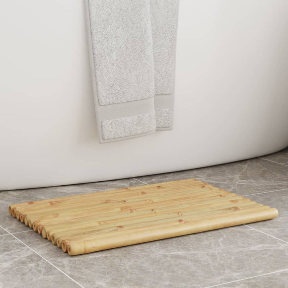 NNEVL Bath Mats 2 pcs 50x35 cm Bamboo