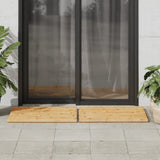 NNEVL Bath Mats 2 pcs 70x50 cm Bamboo