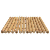 NNEVL Bath Mats 2 pcs 70x50 cm Bamboo