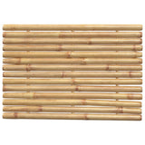 NNEVL Bath Mats 2 pcs 70x50 cm Bamboo