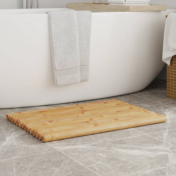NNEVL Bath Mats 2 pcs 70x50 cm Bamboo