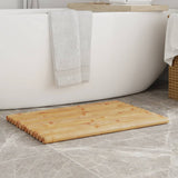 NNEVL Bath Mats 2 pcs 70x50 cm Bamboo