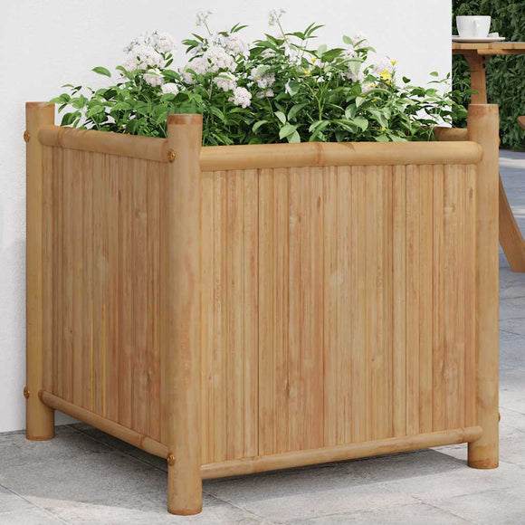 NNEVL Planter 50x50x50 cm Bamboo