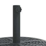 NNEVL Parasol Base with Wheels for Ø38 / 48 mm Poles 27 kg Round