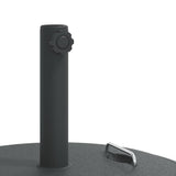 NNEVL Parasol Base with Handles for Ø38 / 48 mm Poles 25 kg Round