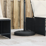 NNEVL Parasol Base with Handles for Ø38 / 48 mm Poles 25 kg Round