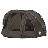 NNEVL Fishing Tent 4-Person Brown Waterproof