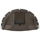 NNEVL Fishing Tent 4-Person Brown Waterproof