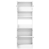 NNEVL Kitchen Cabinet White 60x50x180 cm Engineered Wood