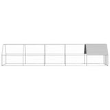 NNEVL Chicken Cage 2x10x2 m Galvanised Steel