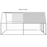 NNEVL Chicken Cage 3x4x2 m Galvanised Steel
