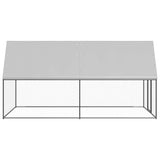 NNEVL Chicken Cage 2x4x2 m Galvanised Steel