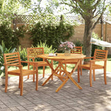 NNEVL Garden Chairs 4 pcs 59x55x85 cm Solid Wood Acacia