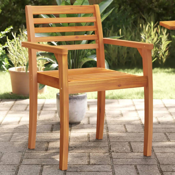 NNEVL Garden Chairs 8 pcs 59x55x85 cm Solid Wood Acacia
