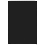 NNEVL Wheelie Bin Storage for 4 Bins Black 276x79x117 cm Steel