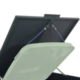 NNEVL Wheelie Bin Storage for 2 Bins Anthracite 138x79x117 cm Steel