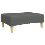NNEVL Footstool Dark Grey 77x55x31 cm Fabric