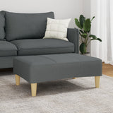 NNEVL Footstool Dark Grey 77x55x31 cm Fabric