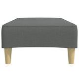 NNEVL Footstool Dark Grey 77x55x31 cm Fabric