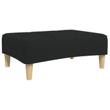NNEVL Footstool Black 77x55x31 cm Fabric