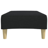 NNEVL Footstool Black 77x55x31 cm Fabric