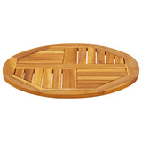 NNEVL Table Top Ø60x2 cm Round Solid Wood Acacia