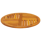 NNEVL Table Top Ø70x2 cm Round Solid Wood Acacia