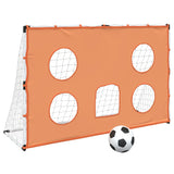 NNEVL Kids' Football Goal with Targeting Mat and Ball 182x62x118 cm