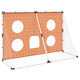 NNEVL Kids' Football Goal with Targeting Mat and Ball 182x62x118 cm
