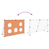 NNEVL Kids' Football Goal with Targeting Mat and Ball 182x62x118 cm
