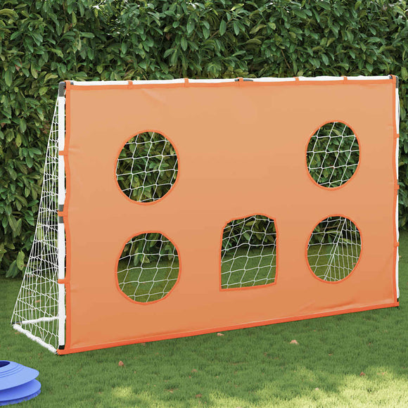 NNEVL Kids' Football Goal with Targeting Mat and Ball 182x62x118 cm