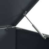 NNEVL Wheelie Bin Storage for Single Bin Anthracite 69x79x117 cm Steel