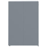 NNEVL Wheelie Bin Storage for Single Bin Grey 69x79x117 cm Steel