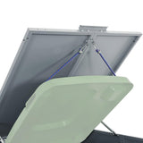 NNEVL Wheelie Bin Storage for Single Bin Grey 69x79x117 cm Steel