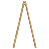 NNEVL Double Towel Ladder with 4 Rungs 90x50x100 cm Bamboo