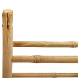 NNEVL Double Towel Ladder with 4 Rungs 90x50x100 cm Bamboo