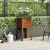 NNEVL Garden Planter 45x45x88 cm Weathering Steel