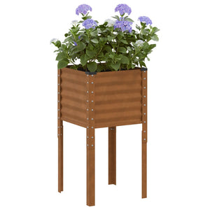 NNEVL Garden Planter 45x45x88 cm Weathering Steel