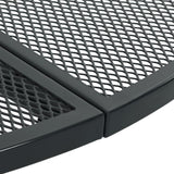 NNEVL Patio Table Round Anthracite Ø80x72.5 cm Powder-coated Steel