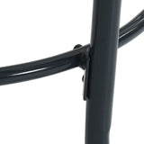 NNEVL Patio Table Round Anthracite Ø80x72.5 cm Powder-coated Steel