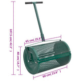 NNEVL Compost Spreader Green Ø40x60 cm Steel