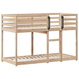 NNEVL Bunk Bed without Mattress 92x187 cm Single Solid Wood Pine