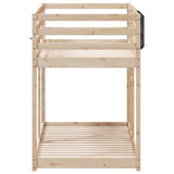 NNEVL Bunk Bed without Mattress 92x187 cm Single Solid Wood Pine