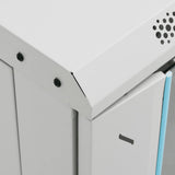 NNEVL 15U Network Cabinet with Swivel Feet 19" IP20 60x45x86 cm
